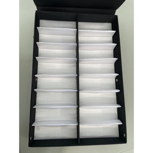 Kreedom Sunglasses Display Case 16 Slots Eyewear Storage Box Black Organizer - Picture 3 of 10